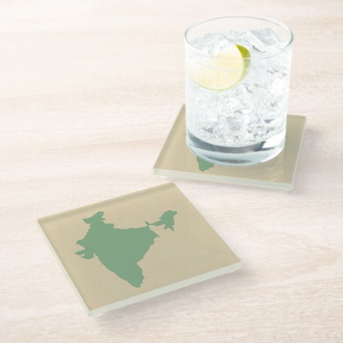 Bay Leaf Spice Moods India Glass Coaster