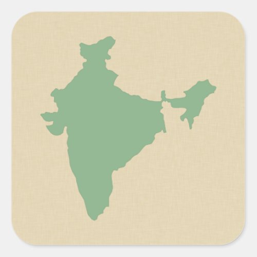 Bay Leaf Spice Moods India Square Sticker