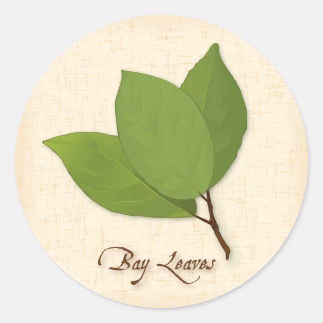 Bay Leaf Sticker (Front)