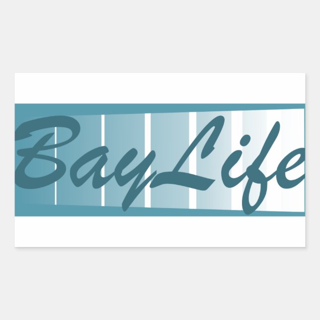 Bay Life Rectangular Sticker (Front)