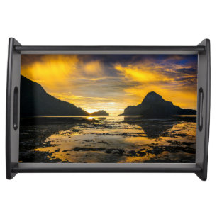 Bay Of El Nido Sunset Serving Tray