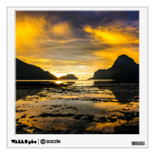 Bay Of El Nido Sunset Wall Decal