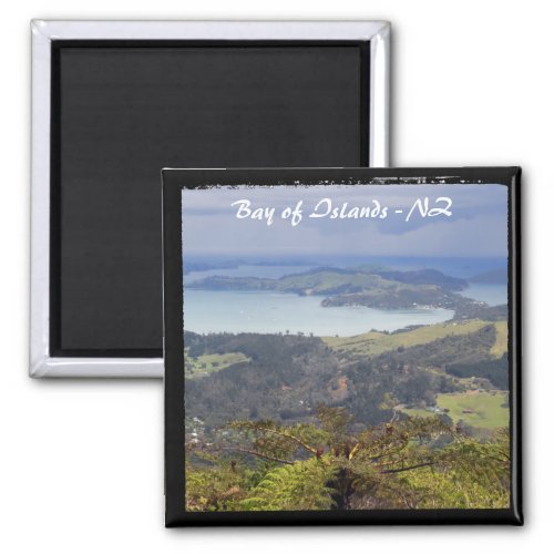 Bay of Islands New Zealand 2 Fridge Magnet Magnet