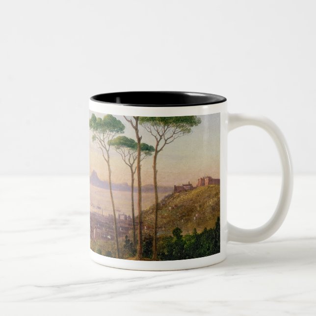 Bay of Naples Two-Tone Coffee Mug (Right)