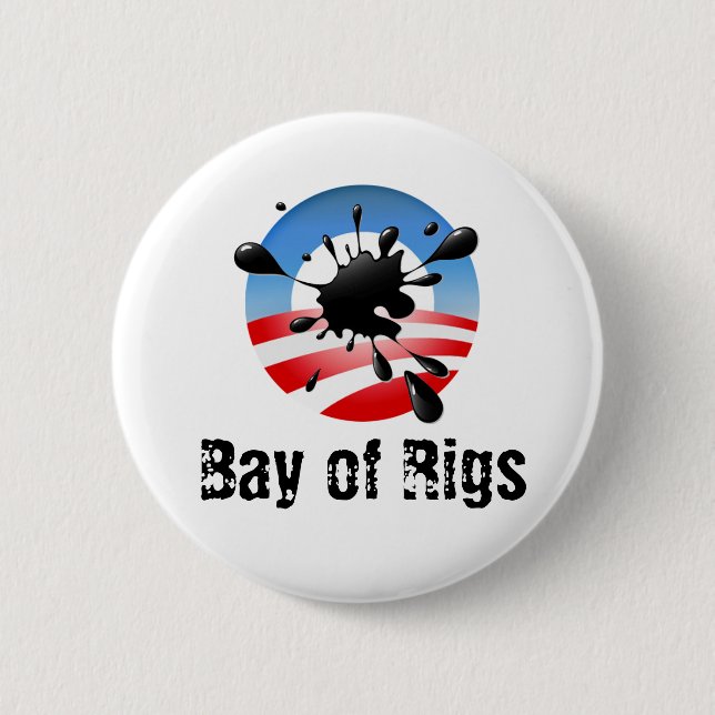 Bay of Rigs Pinback Button (Front)