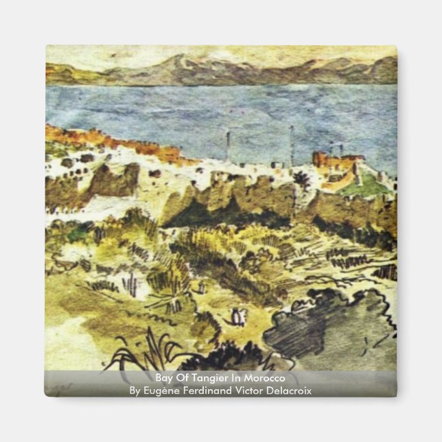 Bay Of Tangier In Morocco Magnet (Front)