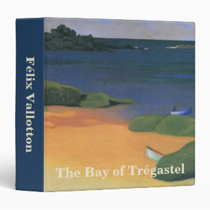 Bay of Tregastel by Felix Vallotton, Fine Art 3 Ring Binder