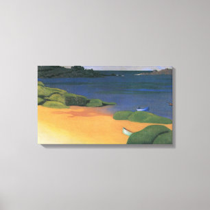 Bay of Tregastel by Felix Vallotton, Fine Art Canvas Print