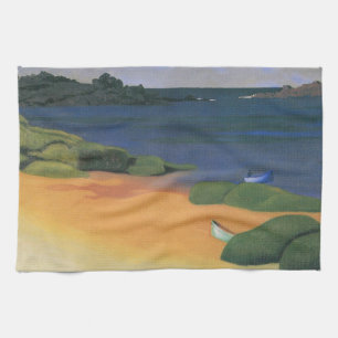 Bay of Tregastel by Felix Vallotton, Fine Art Towel