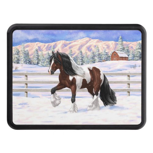 Bay Pinto Brown Skewbald Gypsy Vanner Tinker Horse Hitch Cover