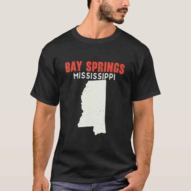 Bay Springs Mississippi USA State America Travel M T-Shirt (Front)
