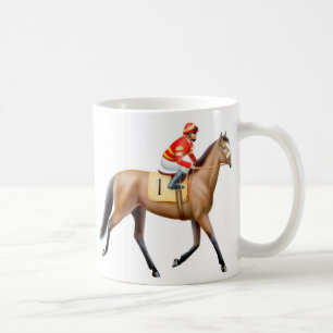 Bay Thoroughbred Racehorse Mug