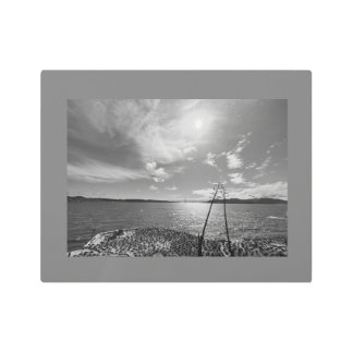 Bay views at Sunset  Metal Print