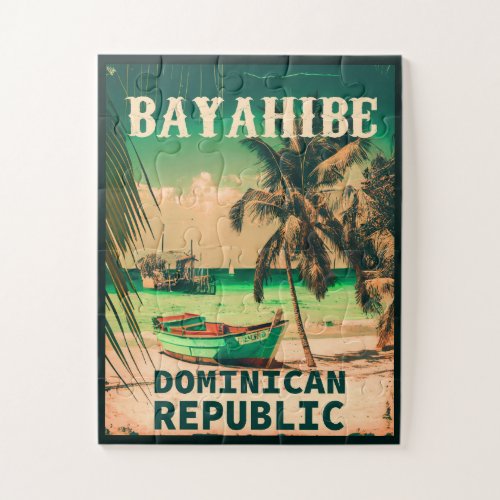 Bayahibe Dominican Republic _ Retro Vintage 60s Jigsaw Puzzle