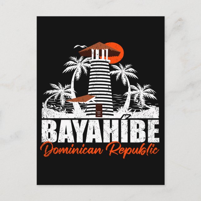 Bayahibe Dominican Republic - Retro Vintage 60s Postcard (Front)