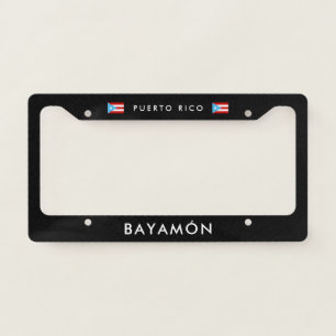 Bayamón PR License Plate Frame Boricua Pride Car
