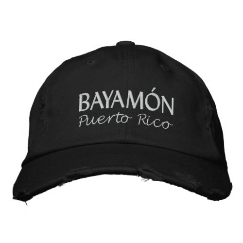 Bayamon Puerto Rico Embroidered Baseball Cap