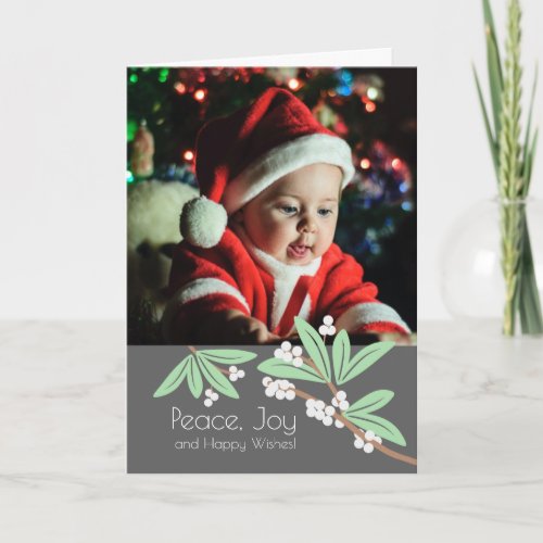 Bayberry Charm with Photo Holiday