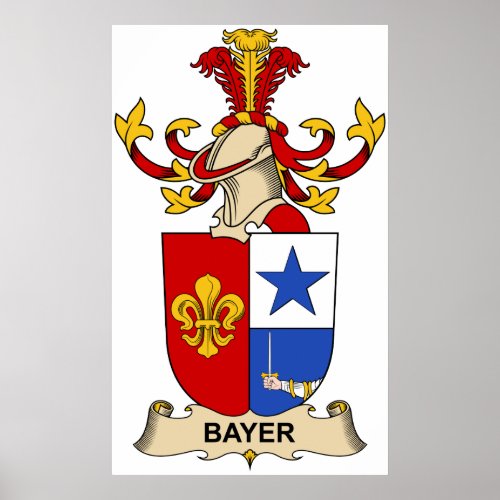 Bayer Family Crests Poster