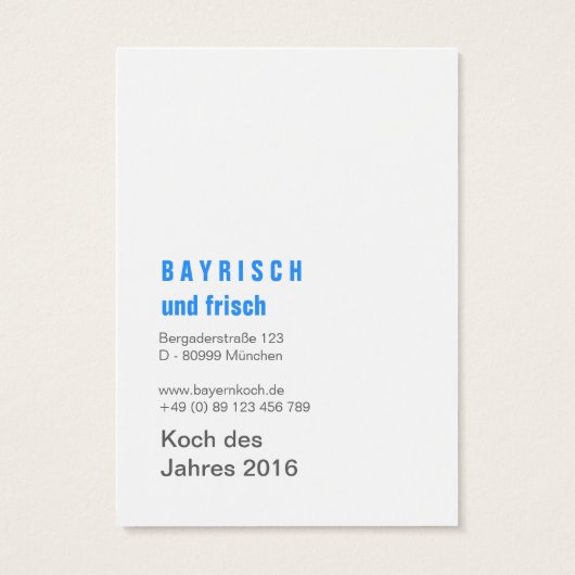 Bayerisches Blau (Back)