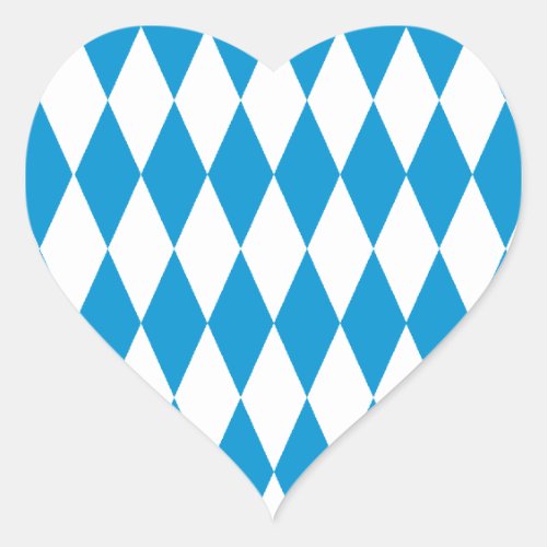 Bayern Bavaria Oktoberfest Heart Sticker