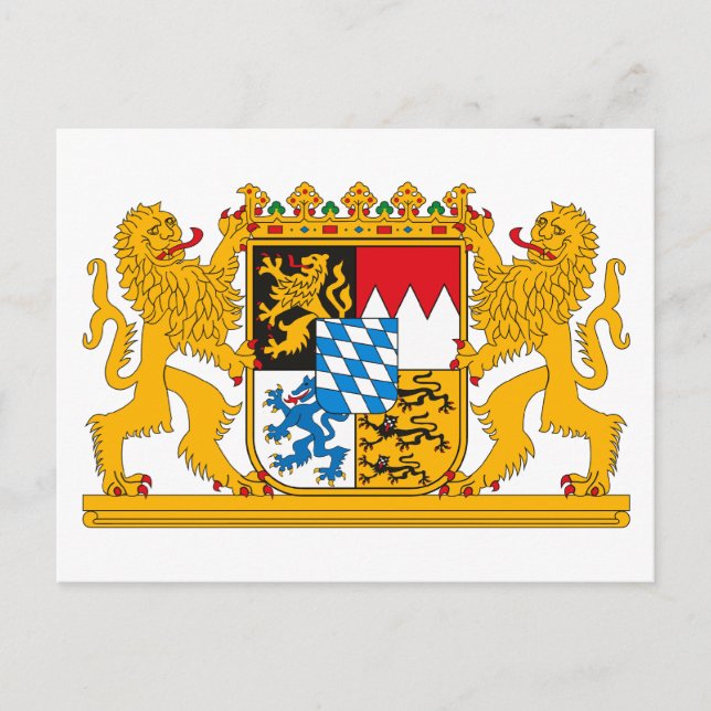 Bayern Coat of Arms Postcard (Front)