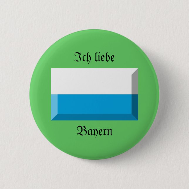 Bayern Flag Gem Button (Front)