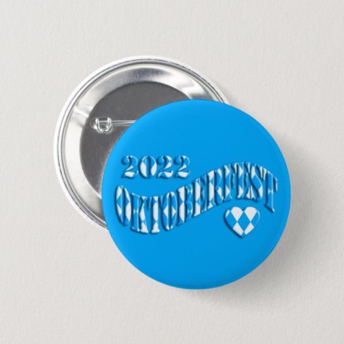 Bayern German Beer Festival Logo Oktoberfest 2022 Button