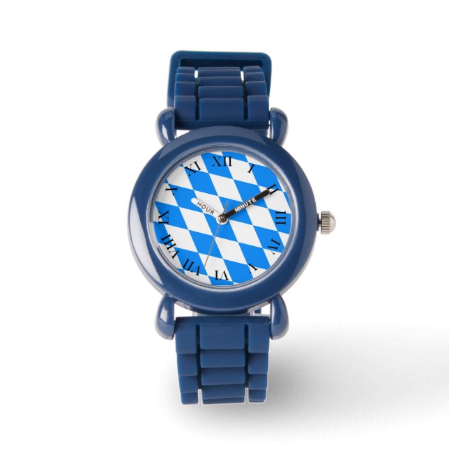 Bayern Rauten Fahne Watch (Front)