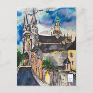 Bayeux Cathedral France Postcard