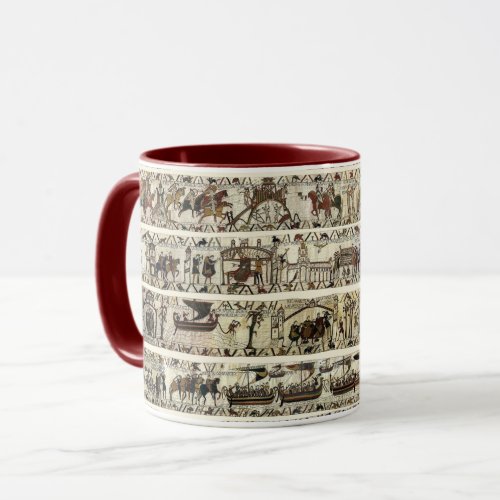 BAYEUX TAPESTRY 1066 Battle of Hastings Mug