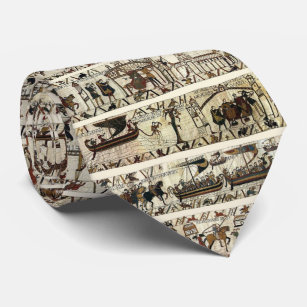BAYEUX TAPESTRY 1066 Battle of Hastings Neck Tie