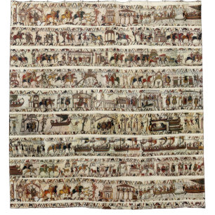 BAYEUX TAPESTRY 1066 Battle of Hastings Shower Curtain