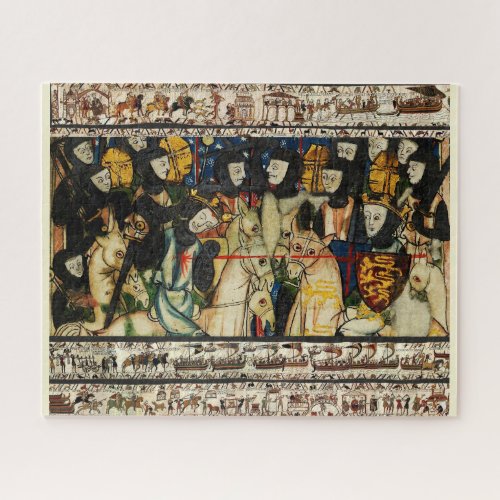 BAYEUX TAPESTRY 1066 Death of King Harold Jigsaw Puzzle