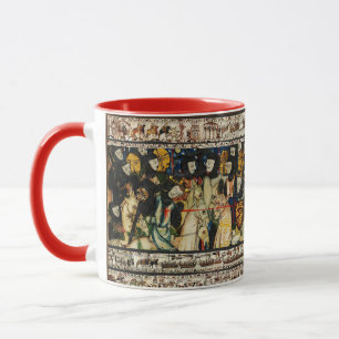 BAYEUX TAPESTRY 1066 Death of King Harold  Mug