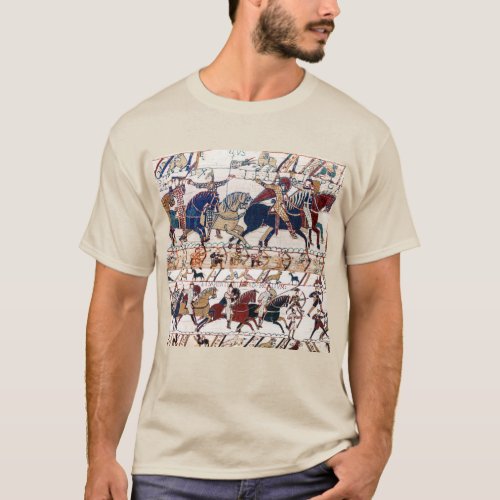 BAYEUX TAPESTRY 1066 NORMAN KNIGHTS AND ARCHERS  T_Shirt