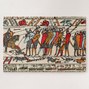 BAYEUX TAPESTRY BATTLE OF HASTINGS NORMAN KNIGHTS JIGSAW PUZZLE