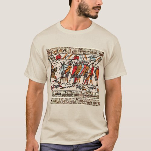 BAYEUX TAPESTRYBATTLE OF HASTINGSNORMAN KNIGHTS T_Shirt