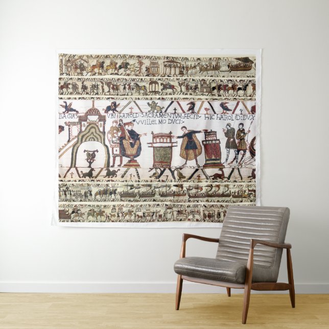 BAYEUX TAPESTRY Harold Made an Oath on Holy Relics (In Situ (Horizontal))