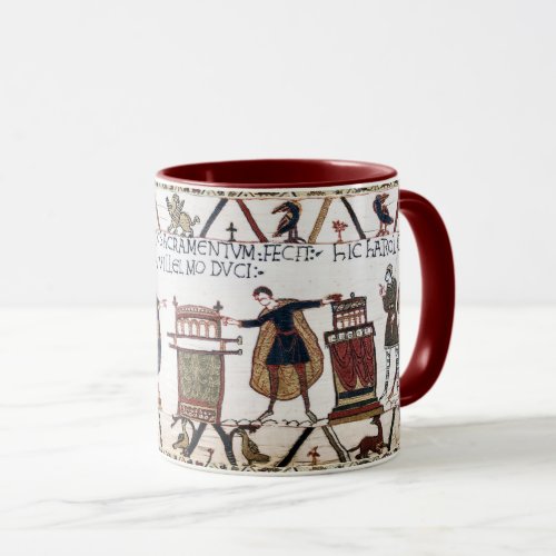 BAYEUX TAPESTRY Harold Made an Oath on Holy Relics Mug