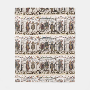 Bayeux Tapestry - King Harold Coronation Fleece Blanket