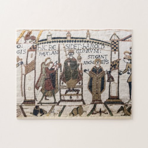 Bayeux Tapestry _ King Harold Coronation Jigsaw Puzzle