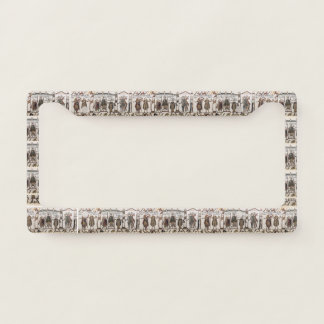 Bayeux Tapestry - King Harold Coronation License Plate Frame