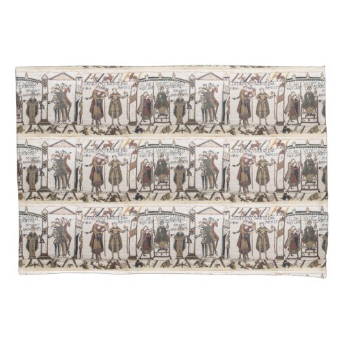 Bayeux Tapestry _ King Harold Coronation Pillow Case