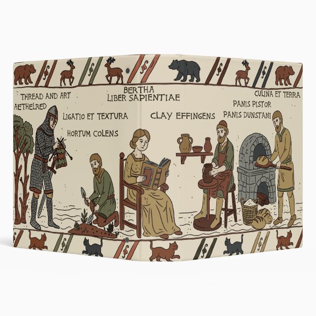 bayeux tapestry parody 3 ring binder (Background)