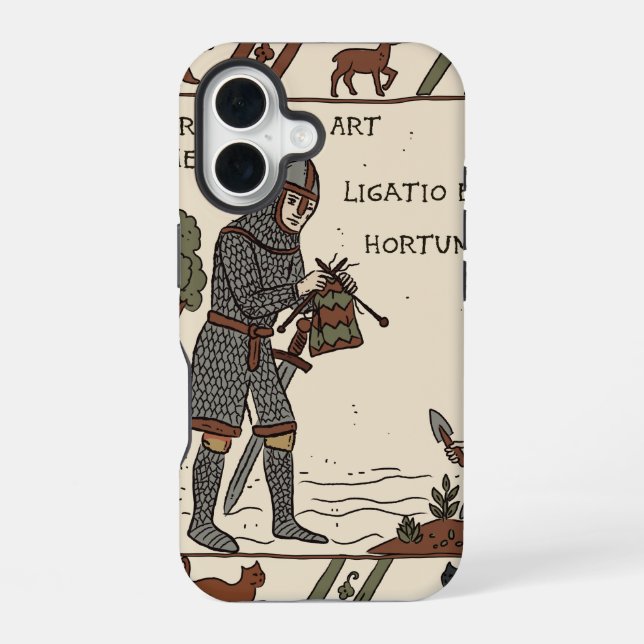 bayeux tapestry parody iPhone case (Back)