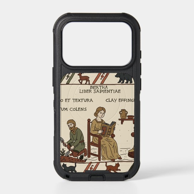 bayeux tapestry parody otterbox iPhone case (Back)
