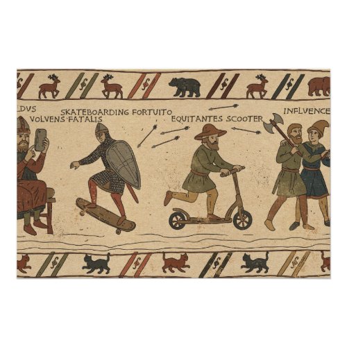 Bayeux Tapestry Parody Poster