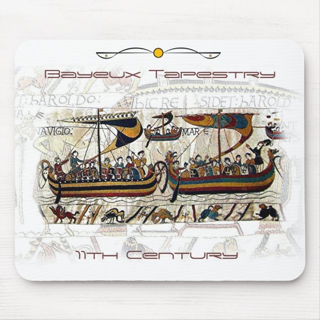 Bayeux Tapestry Scene Mouse Pad (Front)