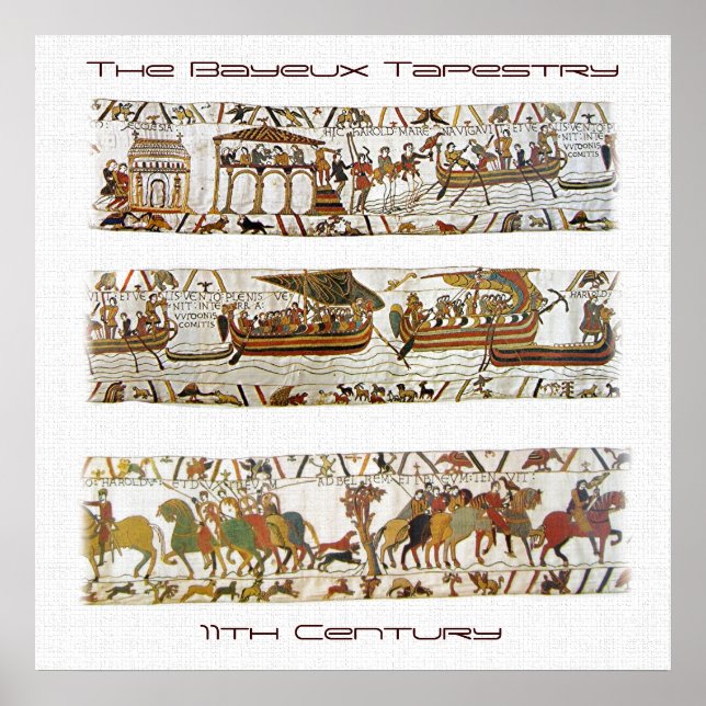 Bayeux Tapestry Scene Poster (Front)
